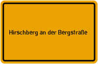 Nach Hirschberg an der Bergstraße reisen